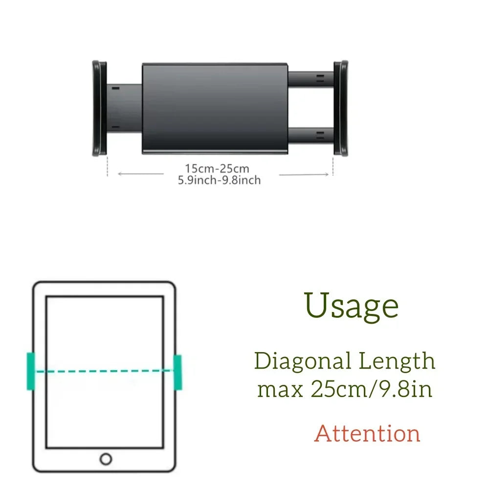 Tablet Mount Universal 7.0 To 11 inch Tablet Bracket ,9.0 To 14.5 inch Tablet Mount，Mobile Phone Clamp Mount