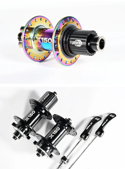 Bicycle hubs Nanlio X150 Mountain Bike Hubs 6 Pawls 150 Engagement Rear Hub HG MS XD 8-12 Speed 28 32 36 Holes Noisy wheel Hubs