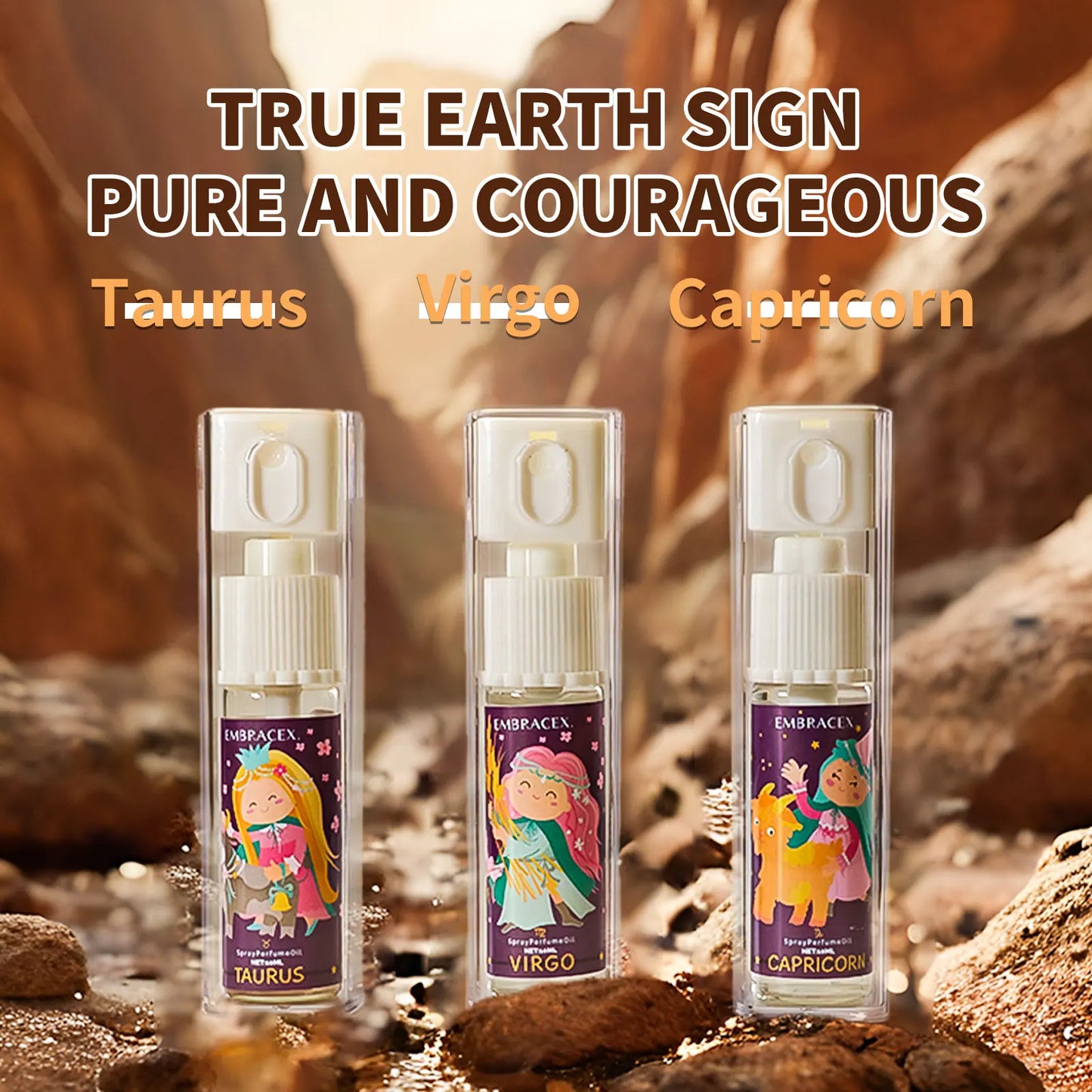 Zodiac 12 Constellation Perfume Spray Essential Oils Body Spray Fragrance Perfume For Women Parfum Gifts