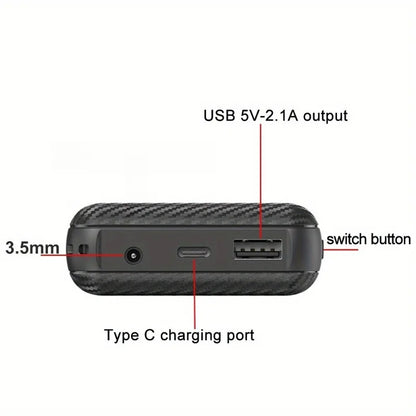 Power Bank 5V 10000mAh Portabl Charging Power Supply Phone External Battery for Heated Jacket Vest Underwear Heated Clothing