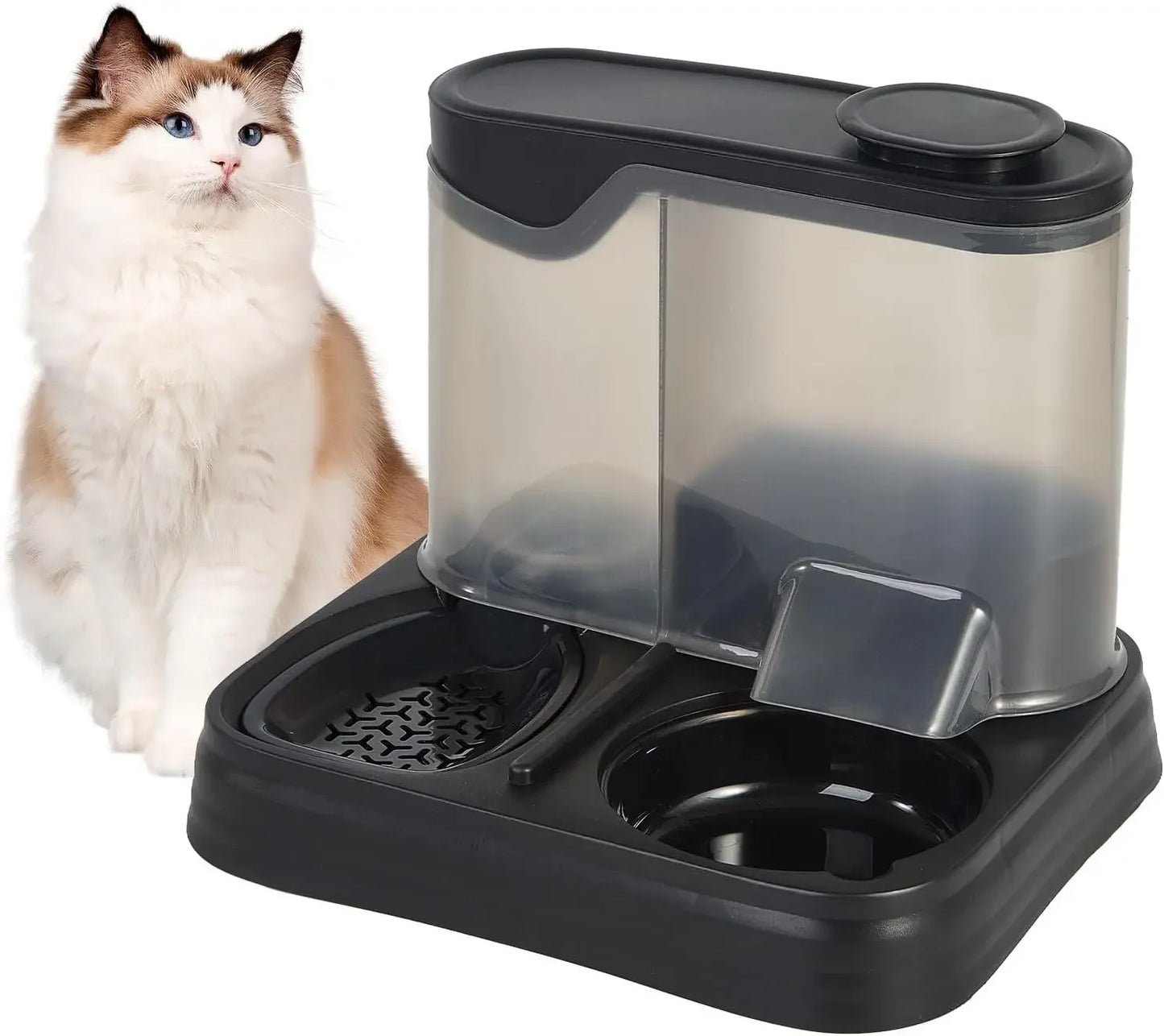 Automatic Cat Feeder FeederDog Feeder Automatic Suitable for Pets Such As Cats and Dogs Feeding and Drinking in One