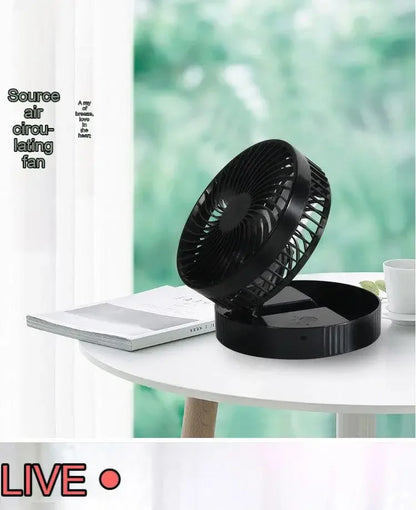 Retractable Electric Fan USB Charging Foldable Fan Portable Mini Four Speed Electric Fan Dormitory Outdoor Activity