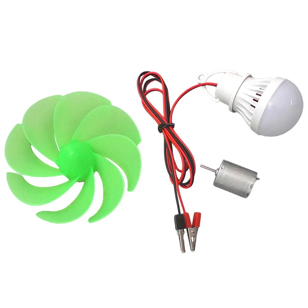 Educational Tool DIY Assembly Kit For Outdoor Experiments ABS PP Metal Material Versatile Renewable Energy For Science Projects