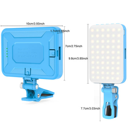 Led Photo Fill Light Dimmable,for Phone,iPhone,Photography Video Lighting for Video Recording, Makeup,TikTok,Selfie,Vlog