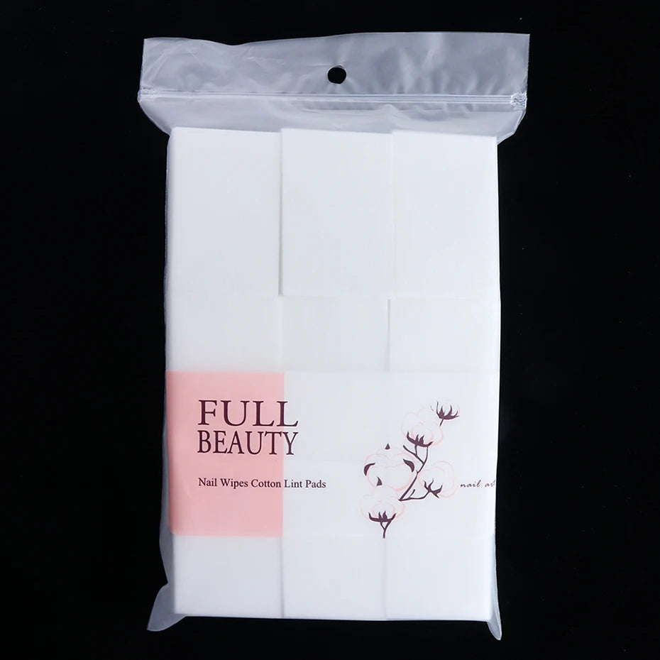 450pcs Lint-Free Nail Polish Remover Wipes Cotton Wipes Manicure Cleaner UV Gel Nail Polish Removal Pads Papers Cleansing Tools