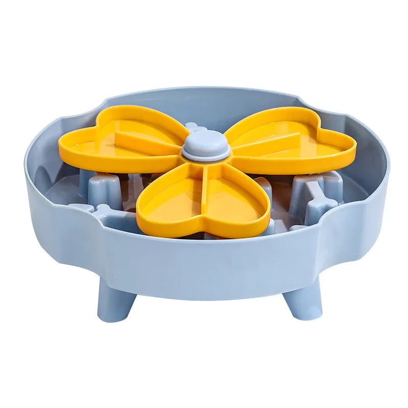 Dog slow feeder bowl, anti-choking bowl, rotating basin, cat bowl, educational toy, anti-slip slow feeder basin, pet supplies