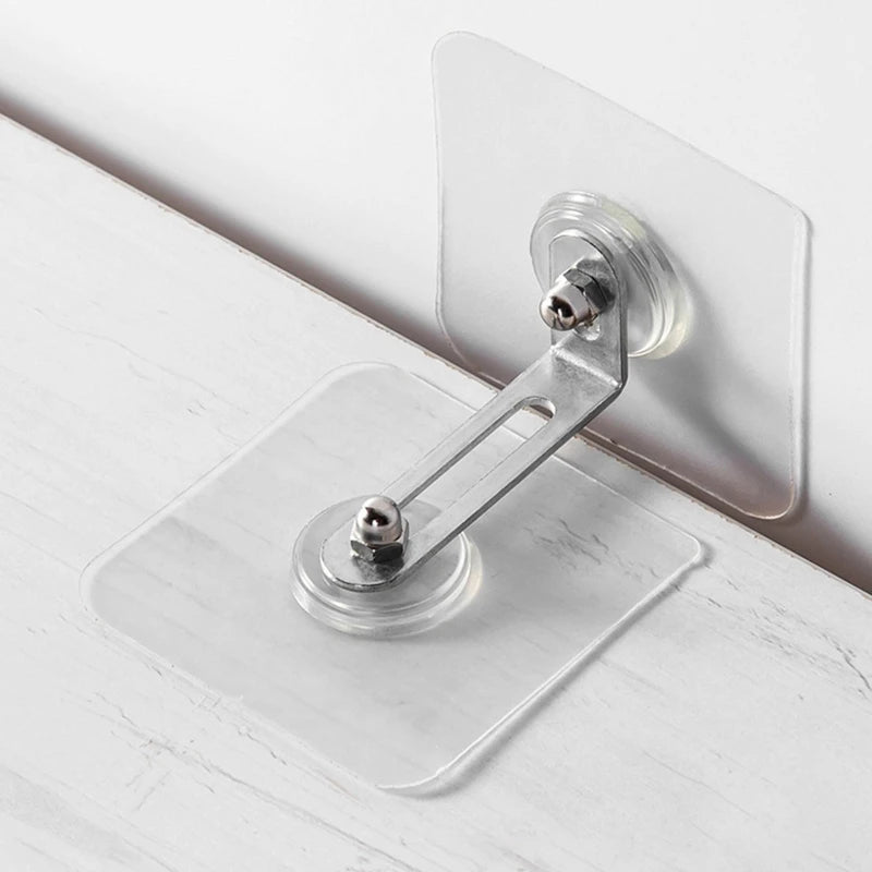 4Pcs Furniture Anchors Anti-tip Furniture Straps Adjustable Anti-Fall Buckle Cabinet Anchors Furniture Wall Anchors J16 22