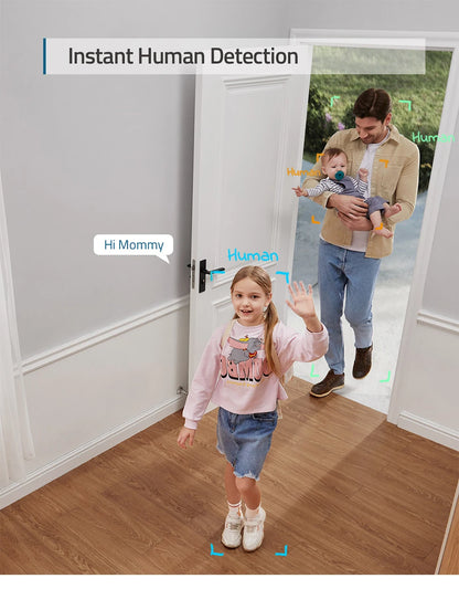 (EU stock)Eufy Security Indoor Cam 2K Indoor Security Camera Pit Pivot Security Camera