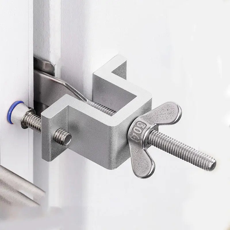 Portable Door Lock, Double Nut, Lock Adjustment, Reinforced Body, Door Lock, Hotel, Home Hardware Accessories