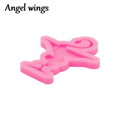 DY1206 African Tribal Symbols Badge Reel Mold Epoxy Resin, Medical,Medical, Physical Therapy, Pharmacy Nursing Chocolate Moulds