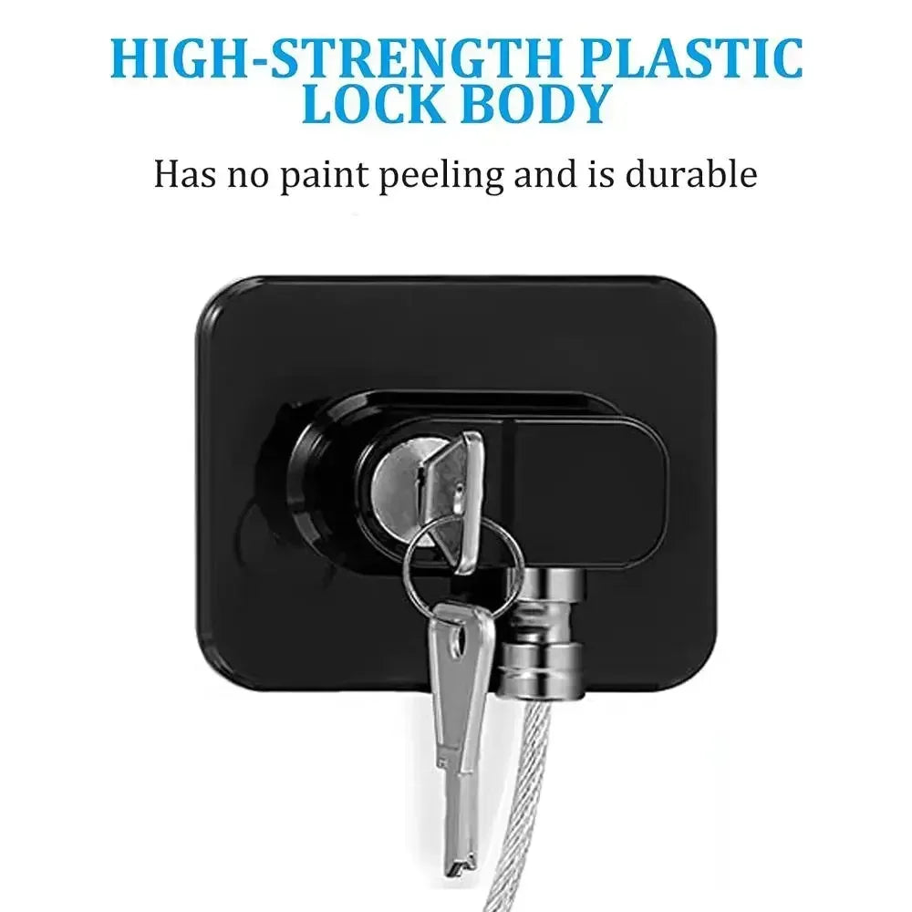 Refrigerator Door Lock, Child Proof Fridge Door Lock for Kitchen Freezer, Cabinets and Drawers, Air Oven Air Fryer, Closets