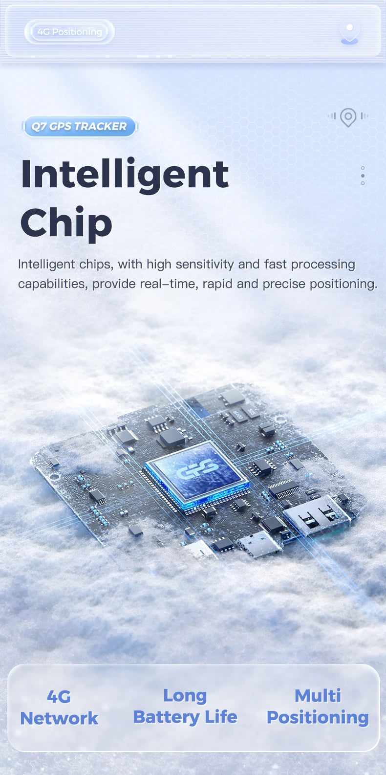 4G GPS Tracker with App Real Time Car Tracking DeviceAnti-Lost Pet Kids Bag Wallet Recording Tracking DeviceFinder Locator