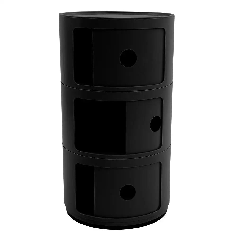 Furniture Cabinet Nightstand Bedside Cabinet Modern Furniture Bedside Cabinet Nightstand Multifunctional Circle Storage Table