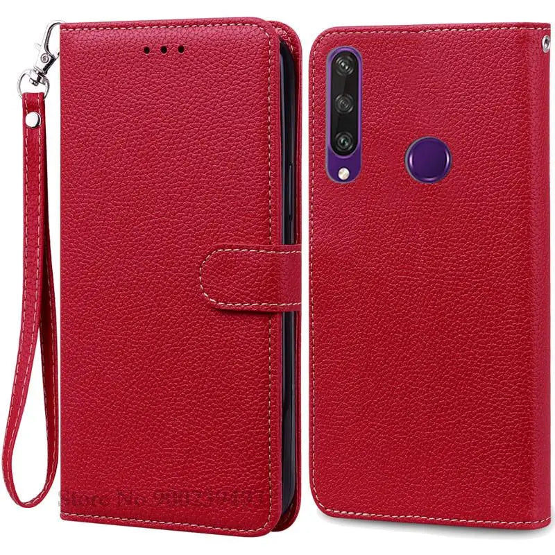 For Huawei Y6P Case Leather Wallet Flip Case For Huawei Y6p Case MED-LX9N Soft Full Cover Coque Fundas for Huawei Y6P Case
