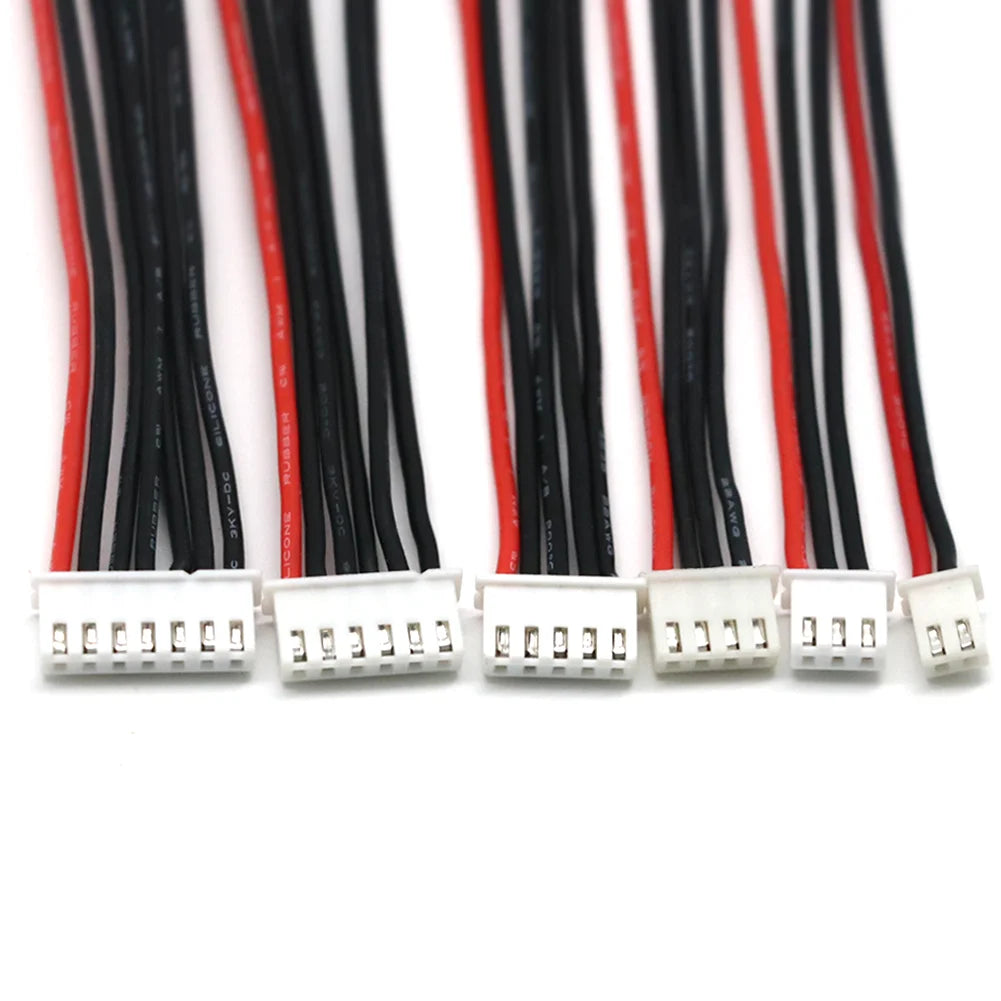 5pcs/lot 1S 2S 3S 4S 5S 6S Lipo Battery Balance Charger Cable IMAX B6 Connector Plug Wire Wholesale