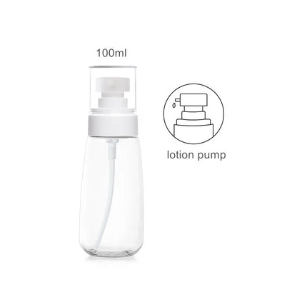 30ml 60ml 100ml UPG Fine Mist Spray Bottle Plastic Bottl Lotion Pump Travel Perfume Water Bottles Refill