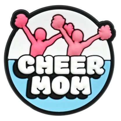 Cute Cheerleading Shoe Charms Decoration for Crocs Pin Accessories Charms Bracelet Wristband DIY Shoe Party Gifts
