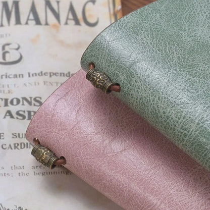 Business Portable Leather Notebook Stationery Hand Ledger Diary Book Exquisite Hardcover Notepad Office