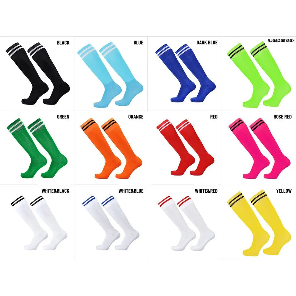 1 Pair Sports Football Socks Non-slip Grip Football Socks Children Outdoor Running Fitness Socks