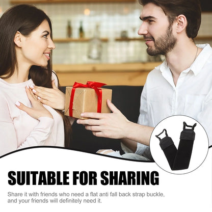 Portable Anti Drop Back Adhesive Band Tablet Hand Strap Holder For Single Hand Operation Elastic Grip Black 3x19cm Tablet