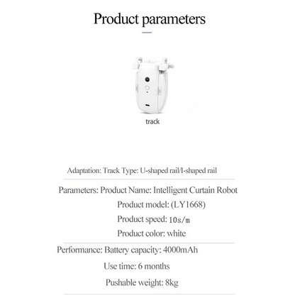 TUYA Smart WiFi Curtains Robot T/U-Rail Tracks Automatic Curtain Opener Remote Control Curtain Motor Smart Life DY