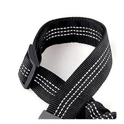 Dog Car Seat Belt Nylon Retractable Buffer Elastic Reflective Safety Traction Rope Dog Leash Harness Dog Outdoor Supplies