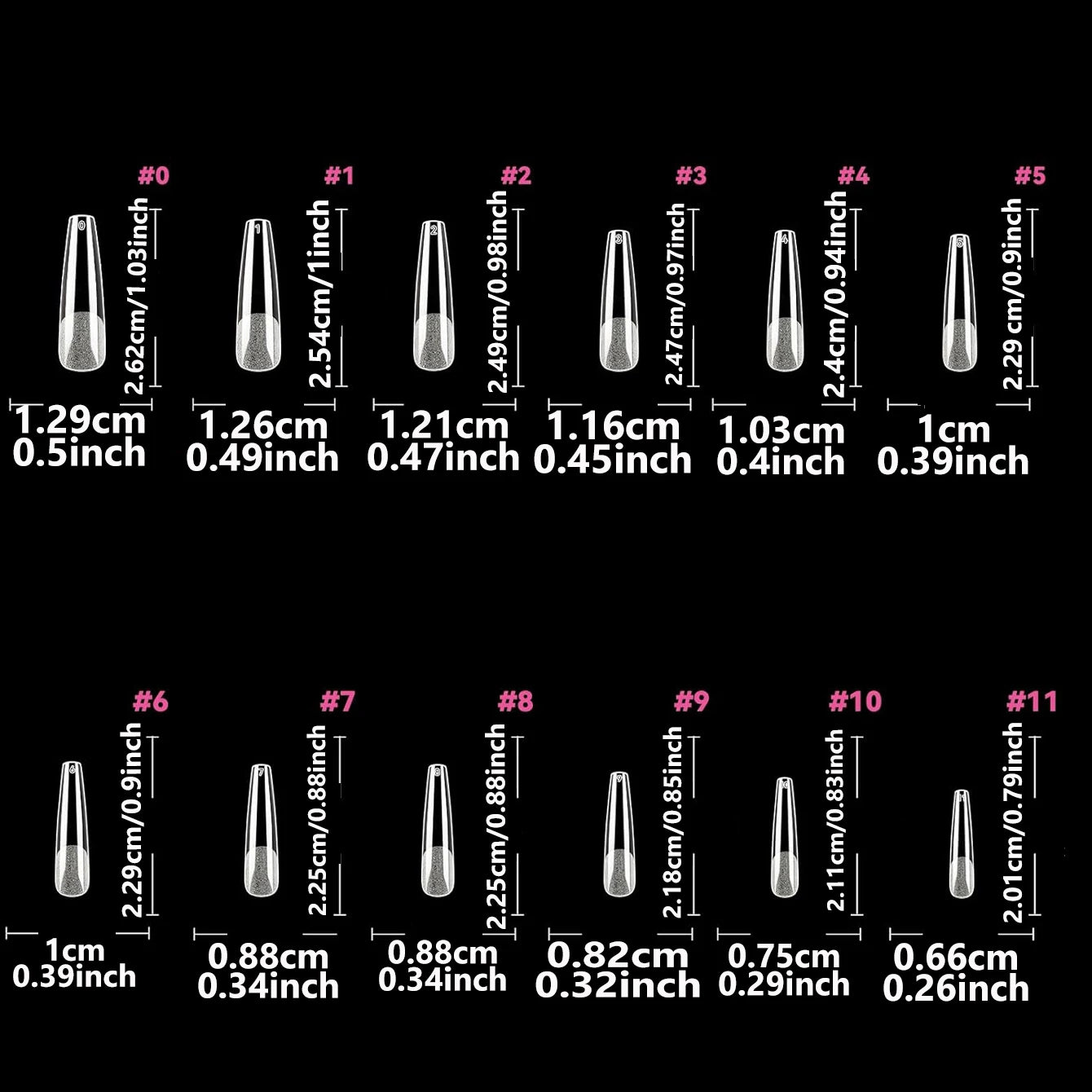 240PCS Short Almond Nail Tips Soft Gel Pre-Shaped Acrylic Nail Tips Half Matte Full Cover Nail Tips Clear Gelly Press on Nail