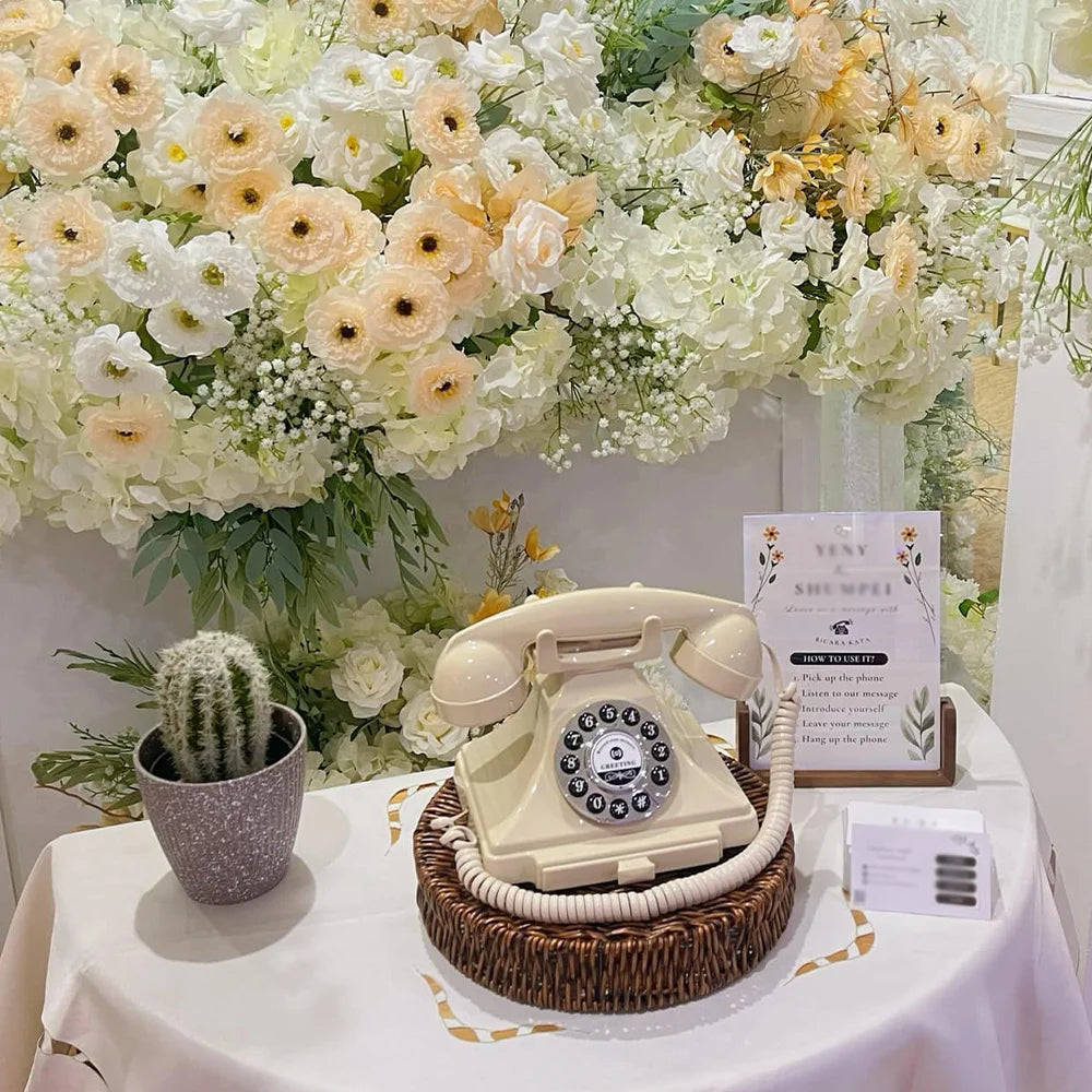 Audio Guest Book Phone wedding guest voice blessing message book banquet voice check-in message phone birthday party celebrati