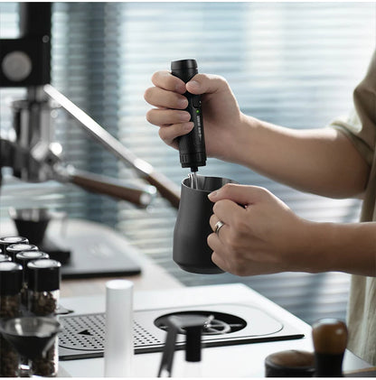 MHW-3BOMBER Official New Electric Milk Frother Handheld Wireless Blender Latte Cream Egg Beater Food Blender