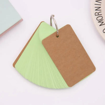 50 Sheets/set Blank Mini Notepad Memo Pad Portable Binder Mini Notebook Stationery Sticky Note for Students Staff