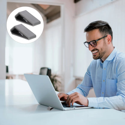 2pcs Laptop Stands Tilting Wedge Riser Holder Notebook Keyboard Elevated Feet Portable Ventilated Stand For Office Home Supplies