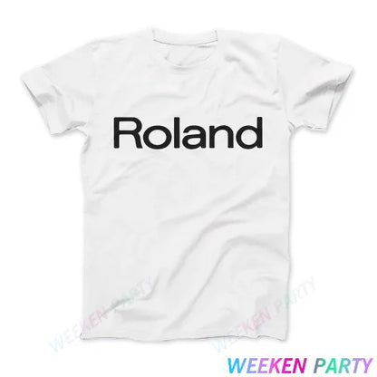 2025 T-shirts Are Selling Well in Summer Piano, Electric Drum, Electric Guitar, American Round-neck Neutral Cotton T-shirt