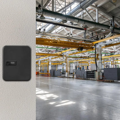 Key Box Wall Mounted 20 Key Hooks Key Cabinet Wall Mount with Key/Code Lock Key Storage Lock Box Key Cabinet Security Lock Box