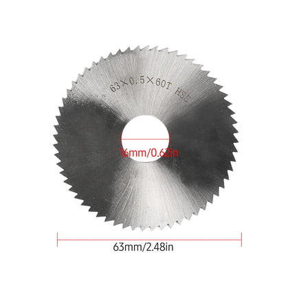 2.5inch Circular Saw Alloy Saw Blade Diameter 63mm HSS Saw Blade Emery Saw Blade Resin Saw Blade Electric Saw Blade Power Tools