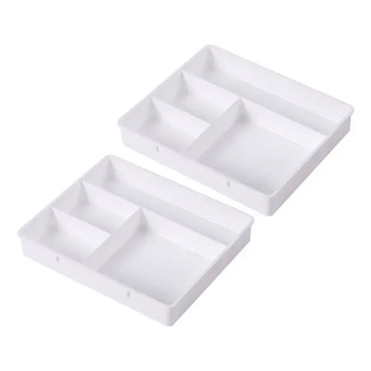 Desk Drawer Organizer Stackable Multi-cell Storage Box Tray Dressing Table Jewelry Organizer Makeup Organizer For Home Office