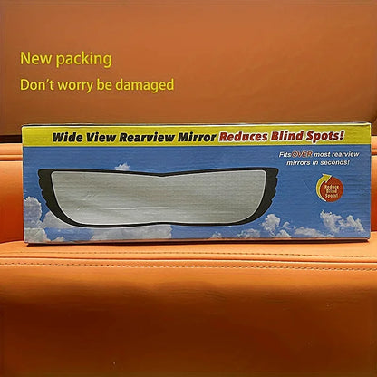 Car ultra wide angle interior rearview mirror large field of view auxiliary mirror reflective mirror borderless reversing mirror