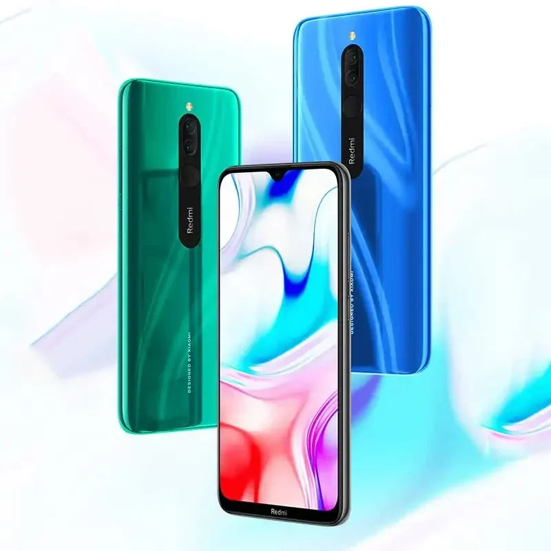 Original Xiaomi Redmi 8 4GB 64GB 4G Smartphone Dual SIM 6.22'' 12MP+2MP+8MP 4700 mAh Snapdragon 439 Octa-Core 4G LTE MobilePhone