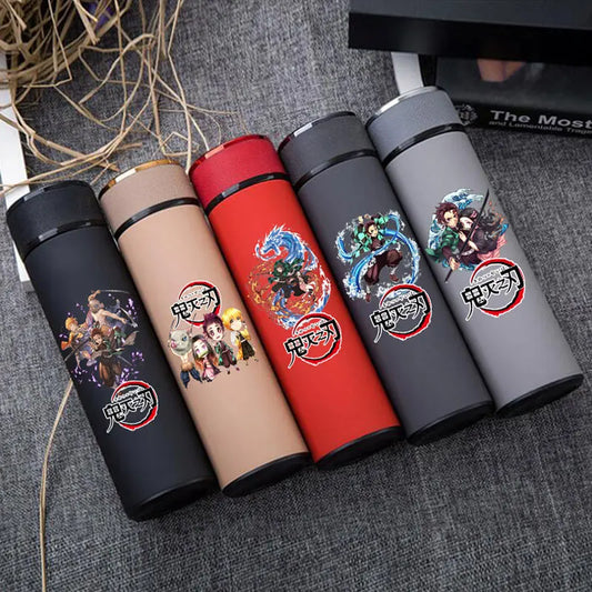 Anime Demon Slayer Kimetsu Vacuum Cup 304 Stainless Steel Thermos Vacuum Flask Water Bottle Gift