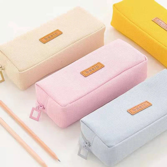 Pencil Case School Supplies Large Capacity Pencil Pouch Estuches Basic Pen Case Trousse Scolaire Kawaii Stationery Pencilcase