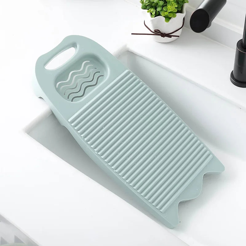 Wash Board Thickened Hand Wash Laundry Boards Dirty Clothes Washboard with Soap Holder Design for Underwear Lingerie Cleaning