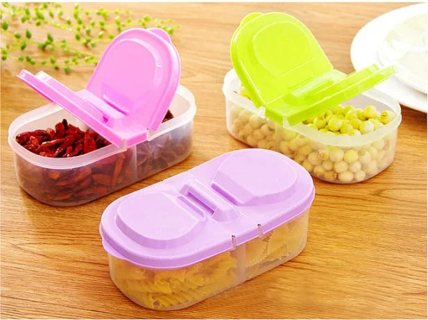 1PC Healthy Plastic Food Container Portable Lunch Box Capacity Camping Picnic Food Fruit Container Storage Box for Kids Dinnerw