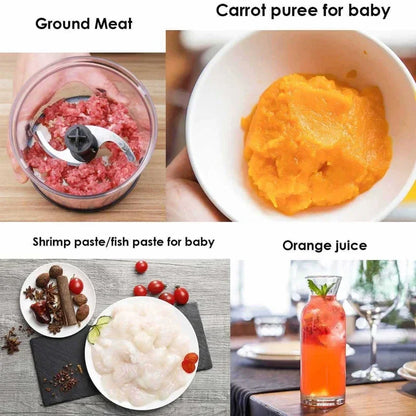 4 in 1 Household Multi-function Blender 110V/220V Electric Handheld Immersion Blender Baby Food Maker Kitchen Appliances