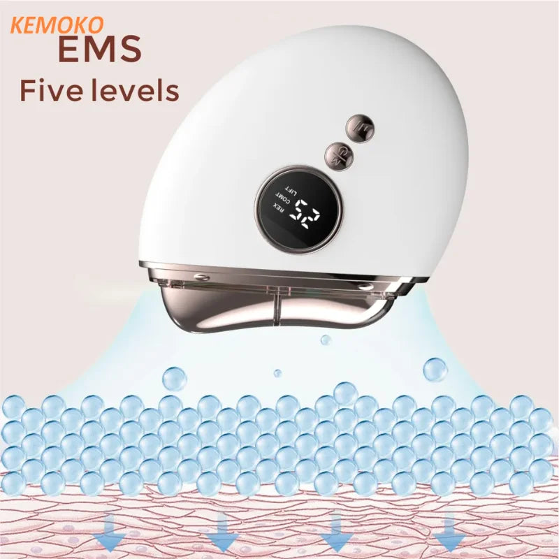 Massager Face Roller  EMS Vibration Heating Massage Face Skin Rejuvenation Skin Tightening Beauty Device Face Lifing Thin Face