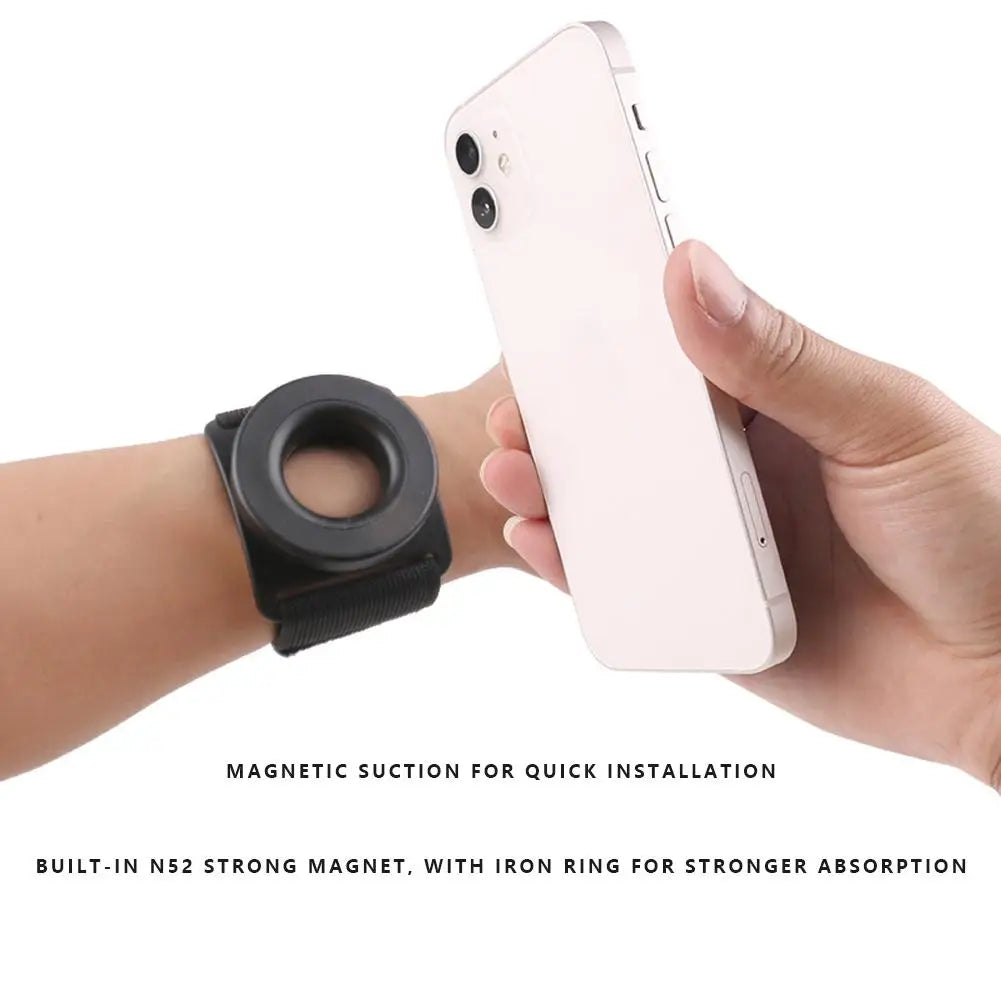 Wrist Strap Magnetic Phone Holder Universal Suitable For Navigation And Sports Easy To Disassemble With Anti Loss Rope