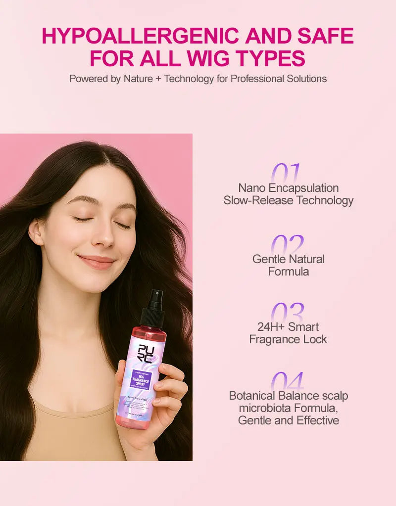 PURC PURC Wig Fragrance Spray Remove Odor Smoothing Shiny Wigs Hair Care 100ml