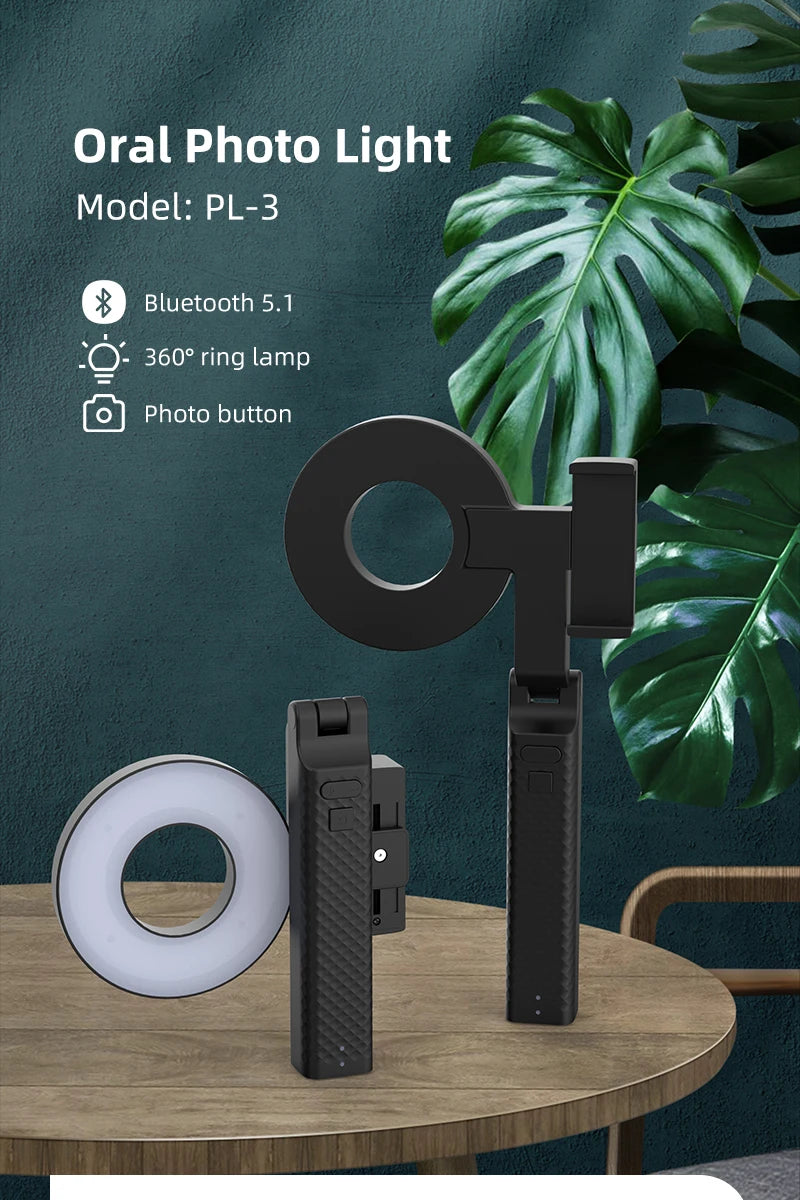 VV Dental LED Oral Flash Light Dental Photography Equipment with 8 LED Lamp for Dentist Oral Photography Instrument