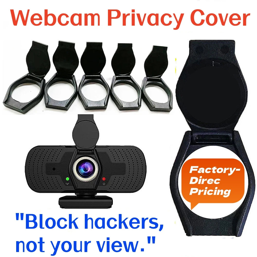 One-Click USB Webcam Privacy Cover - Anti-Hacking Camera Blocker for Logitech C922Pro, Razer & USB Streaming Camera,Easy Install