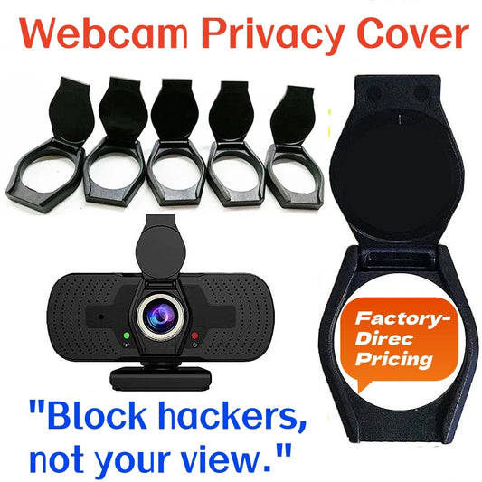 One-Click USB Webcam Privacy Cover - Anti-Hacking Camera Blocker for Logitech C922Pro, Razer & USB Streaming Camera,Easy Install