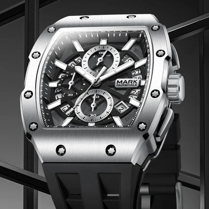 UTHAI CQ241 Original replica watch men's watch fluorescent waterproof men's watch barrel shaped quartz watch