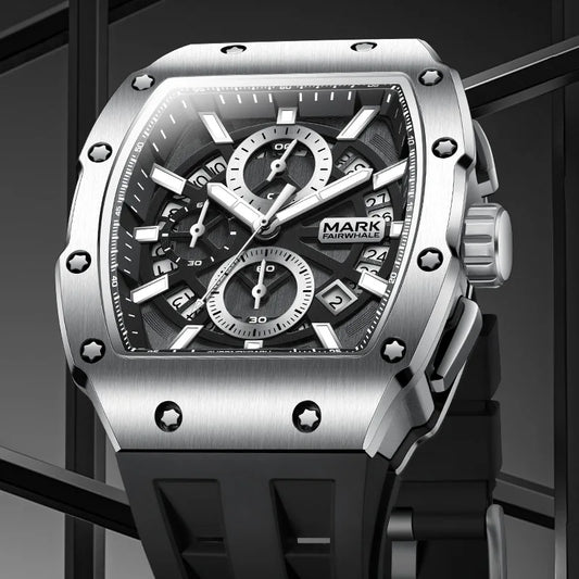 UTHAI CQ241 Original replica watch men's watch fluorescent waterproof men's watch barrel shaped quartz watch